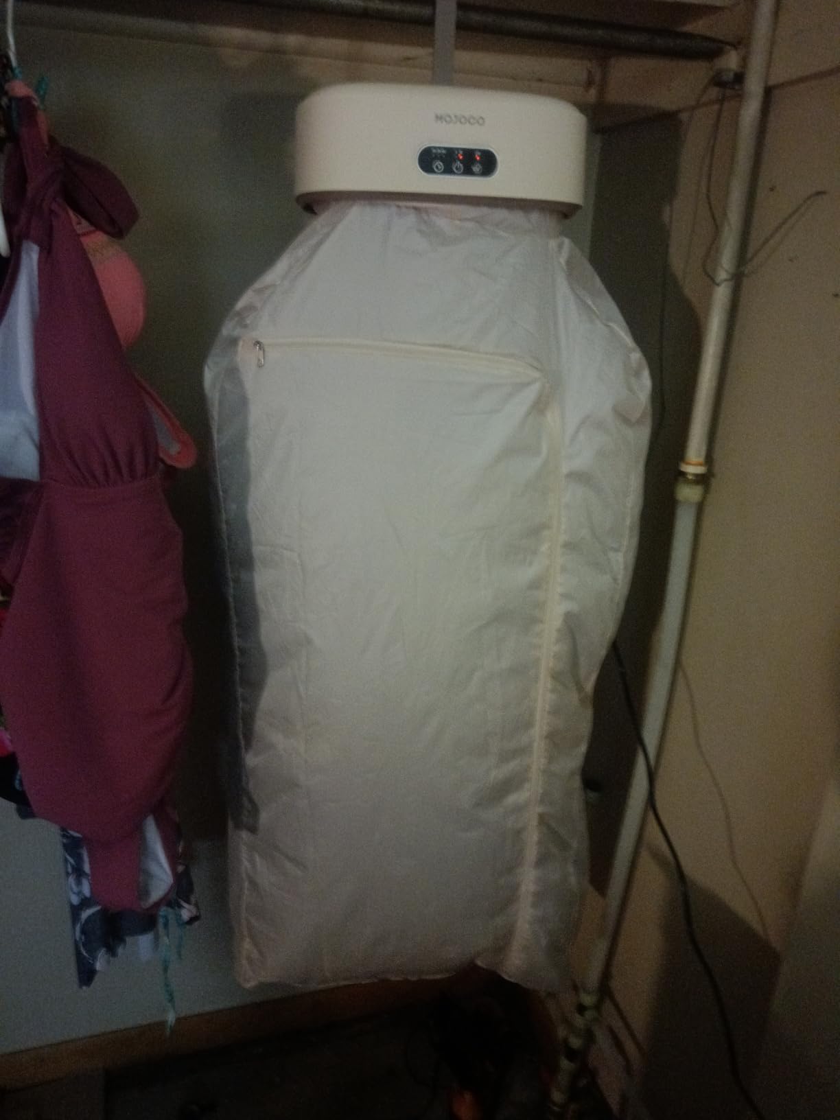MOJOCO Portable Clothes Dryer - 600w Compact Dryer for Apartment, Travel customer photo 1