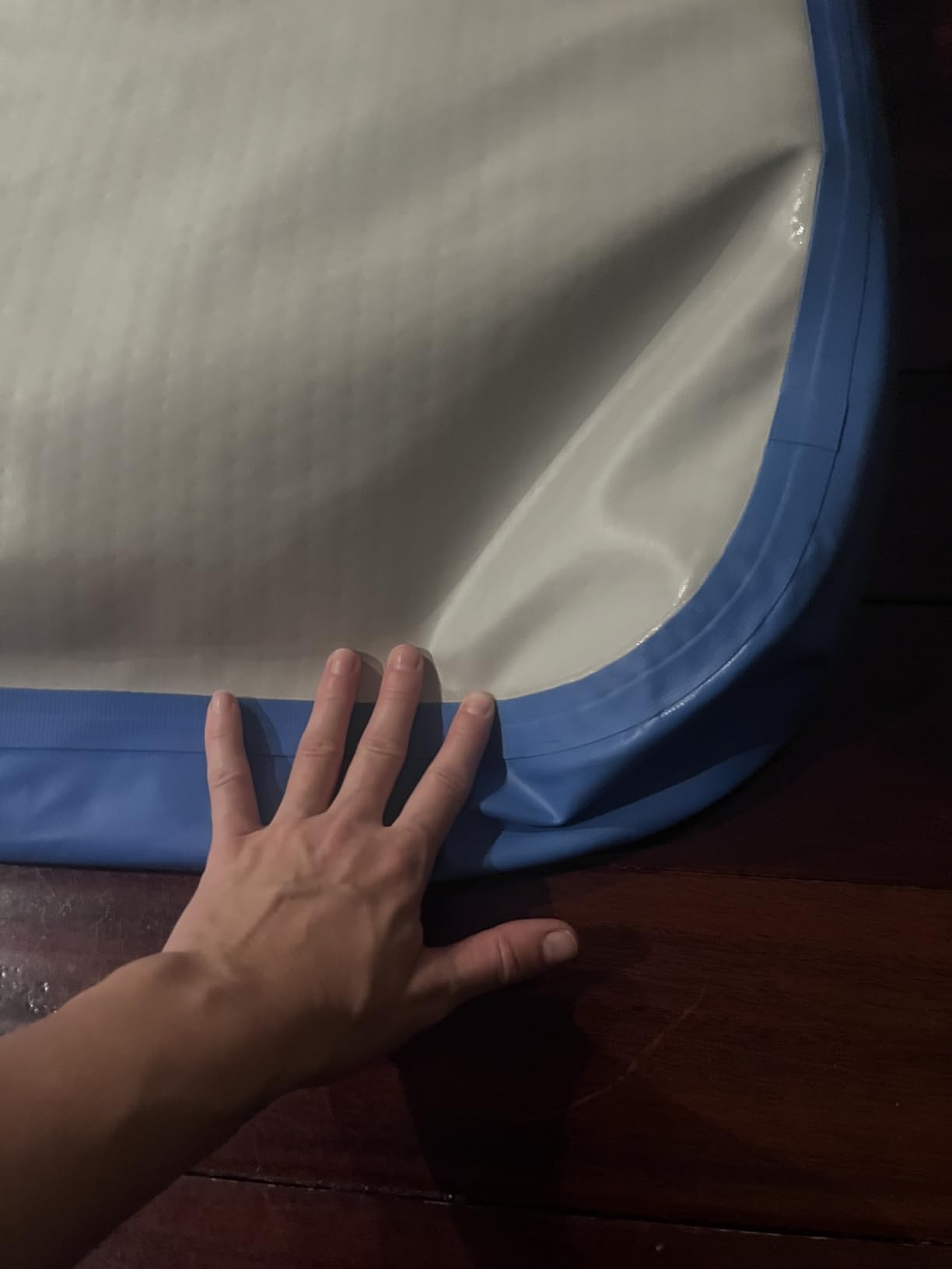 IBATMS Inflatable Gymnastics Mat with Pump 10ft/13ft/16ft/20ft, 4inch customer photo 1