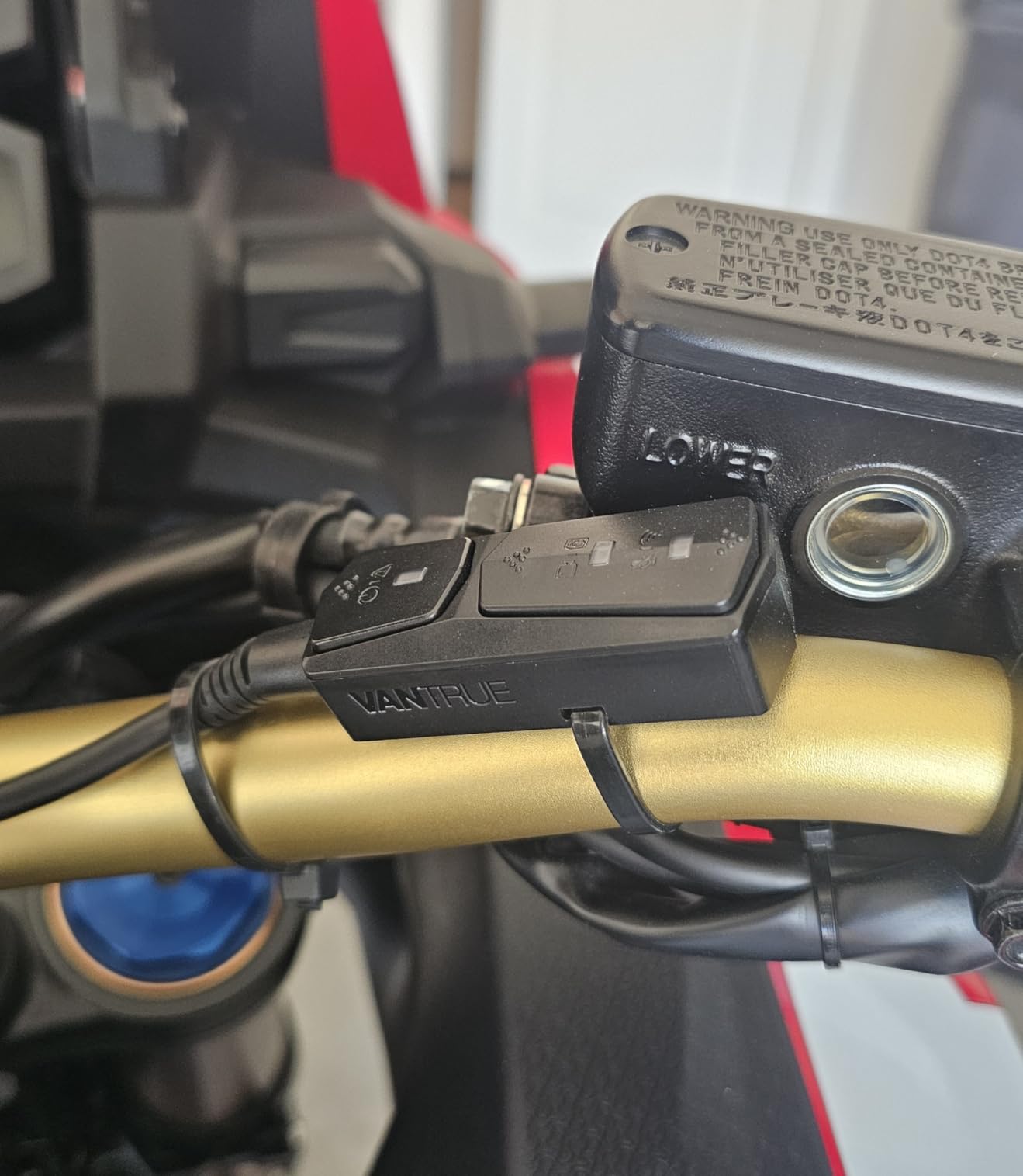 Vantrue F1 Motorcycle 4K Dash Cam Front and Rear, 4K + 1080P Camera customer photo 1