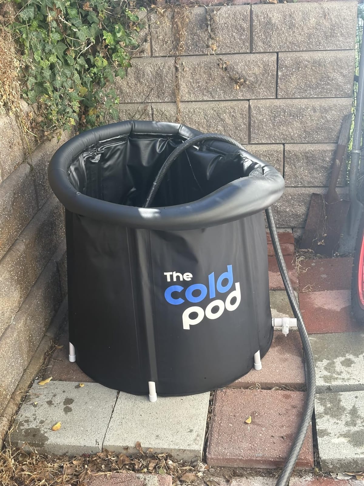 The Cold Pod Ice Bath Tub for Athletes XL: Cold Plunge Tub Outdoor with Cover,116 Gallons Portable Ice Bath Cold Water Therapy Plunge Pool,Large Ice Tub for Cold Dippers at Home customer photo 1