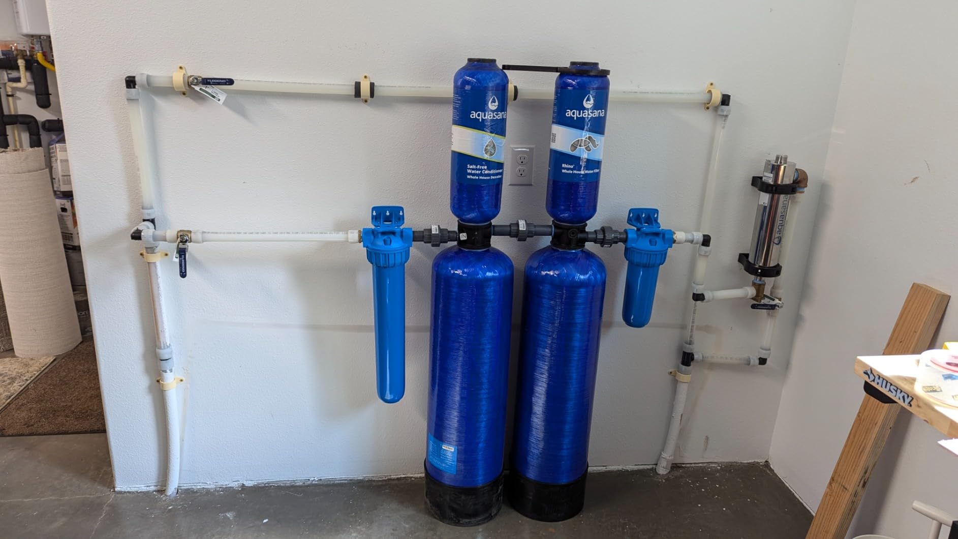 Aquasana Whole House Well Water Filter | 500K-Gallon | UV | WH-Well-CT-UVS customer photo 2