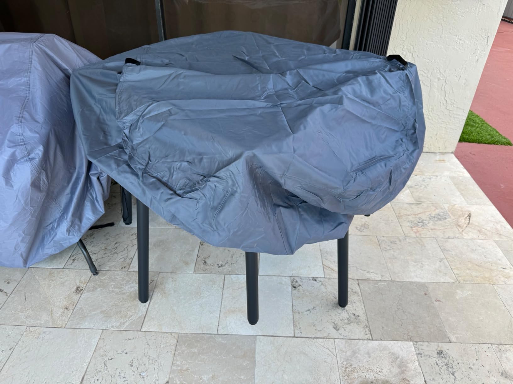 Waterproof Stock Tank Cover，Keep Your Stock Tank and Pool Clean, Keep Leaves and Debris out, Tear-Resistant and UV Resistant for Dustproof Weather Resistant (for 150 Gallon Oval Tank) customer photo 2