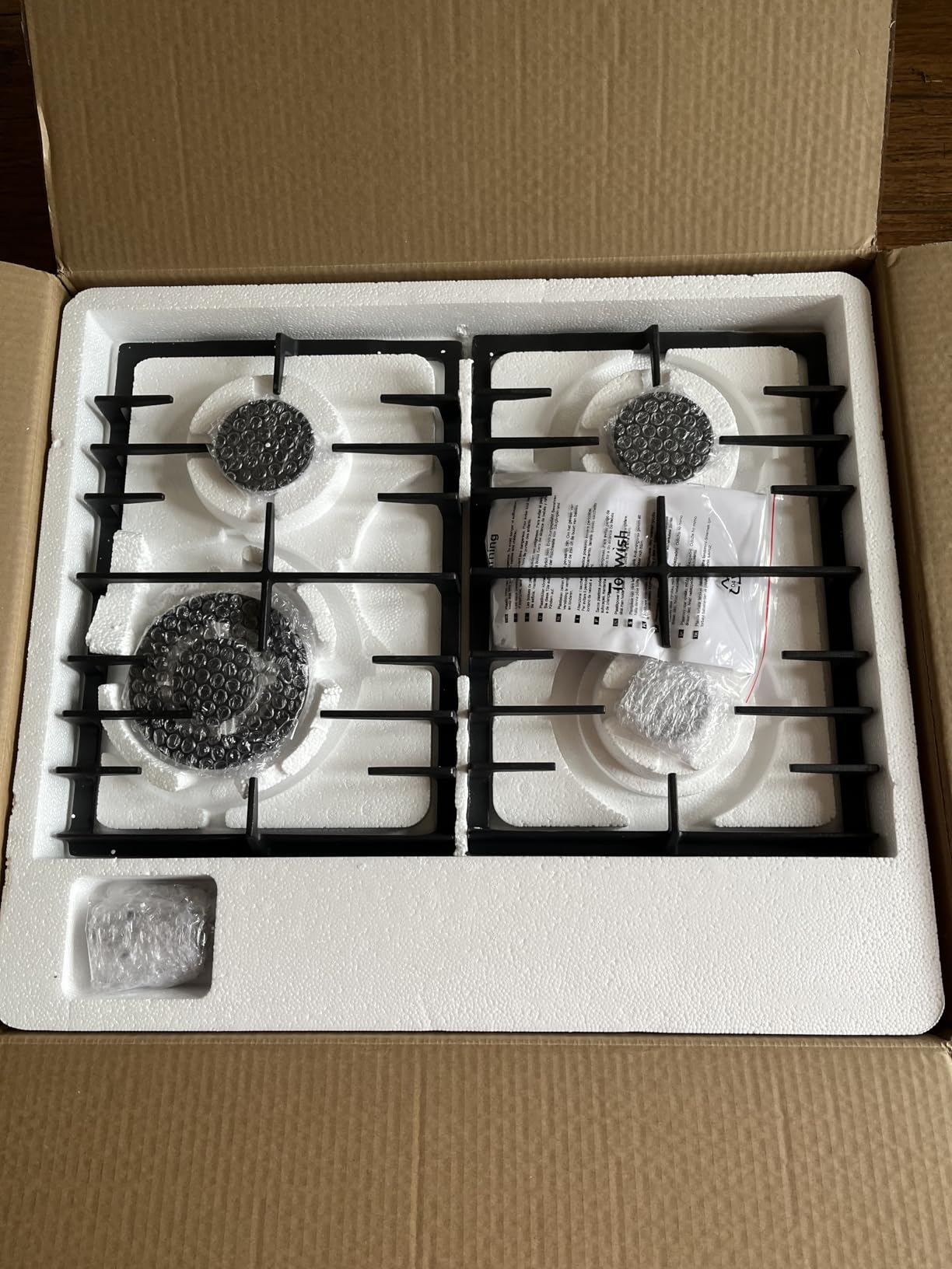 TOPWISH 36 Inch Gas Cooktop, Propane Stove Top with 5 ITALY SABAF Burners customer photo 2