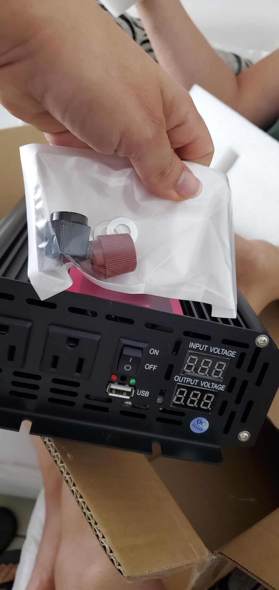 3000W Power Inverter 12V DC to 110V/120V AC, 6000W Peak Car Inverter for RV customer photo 1