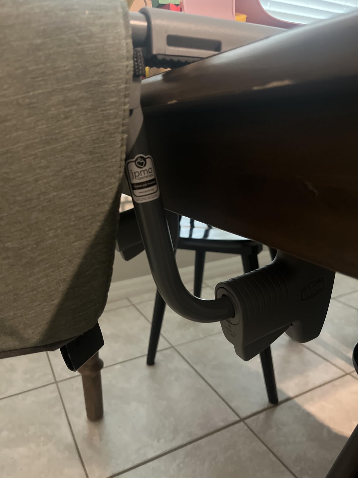 Chicco FastLock Hook-On High Chair, Portable High Chair for Babies and Toddlers, Sets up in Seconds, Moss/Green customer photo 1