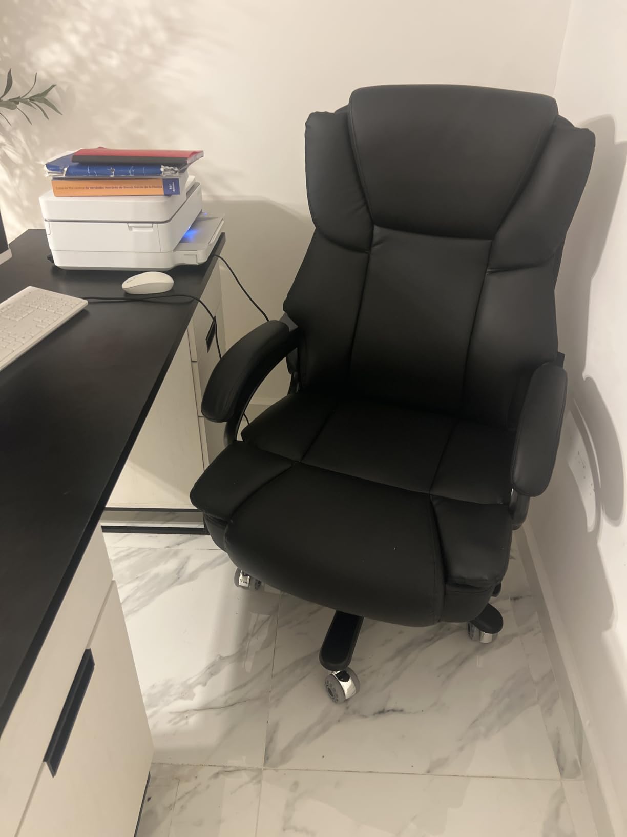 Big and Tall Office Chair, Heavy Duty Office Chair for Heavy People customer photo 1