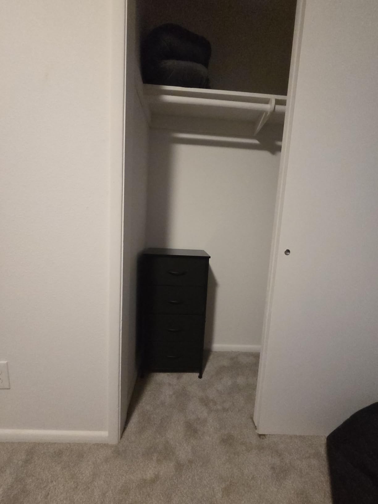 AODK Small Dresser for Bedroom with 4 Storage Drawers, Black customer photo 2
