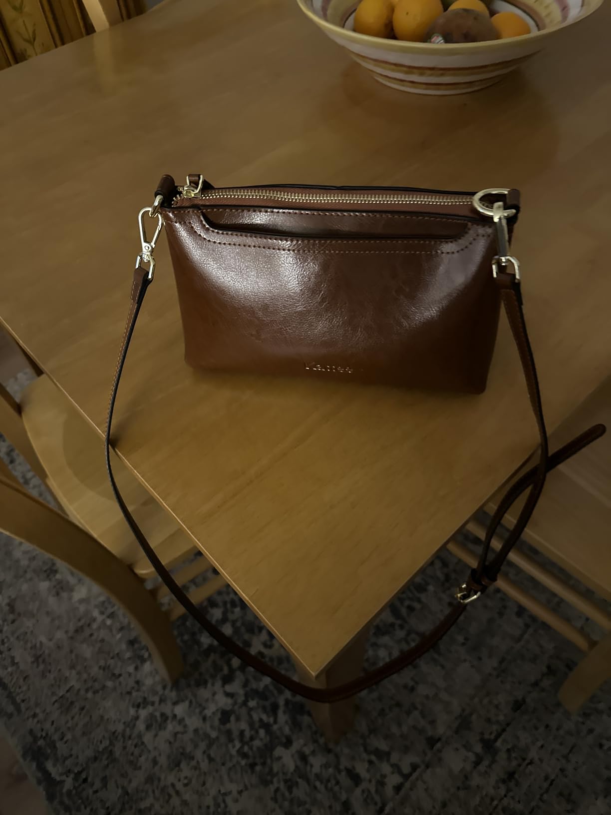 Kattee Genuine Leather Crossbody Bag for Women, Small Purse Handbag customer photo 1