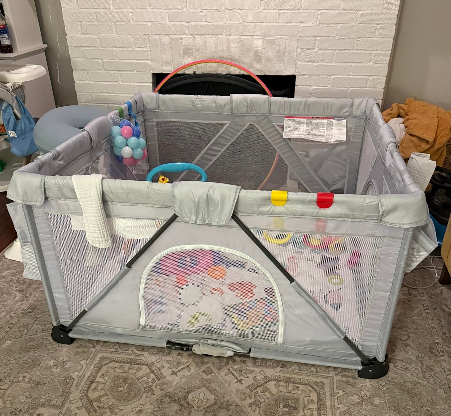 OCATO Baby Playpen Foldable Playpen for Babies and Toddlers 50×50 customer photo 1