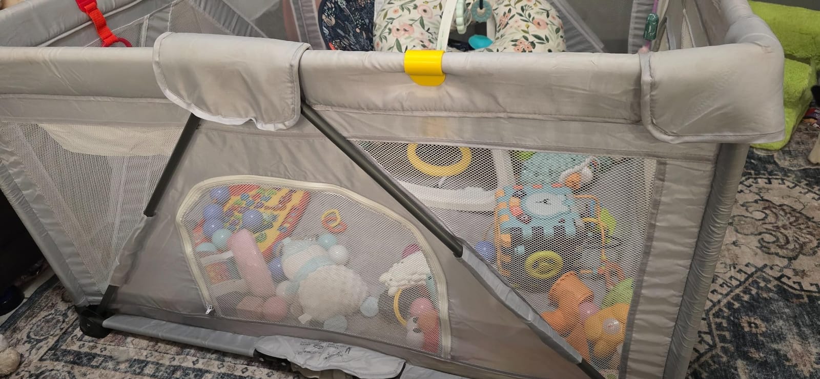 OCATO Baby Playpen Foldable Playpen for Babies and Toddlers 50×50 customer photo 2
