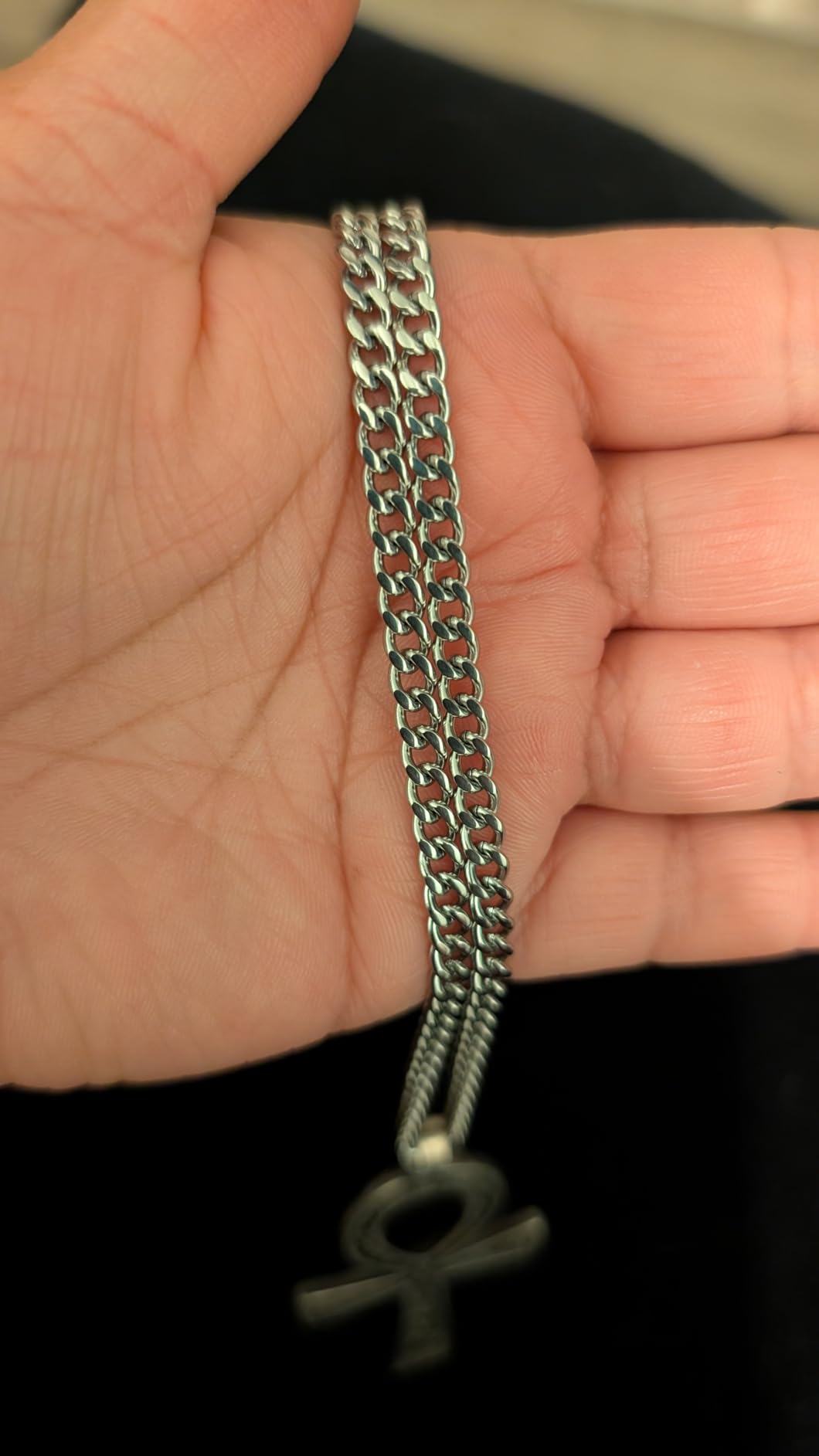 Silvadore Gold or Silver Chain for Men - Cuban Link Mens Necklace (2/4/6mm) customer photo 1