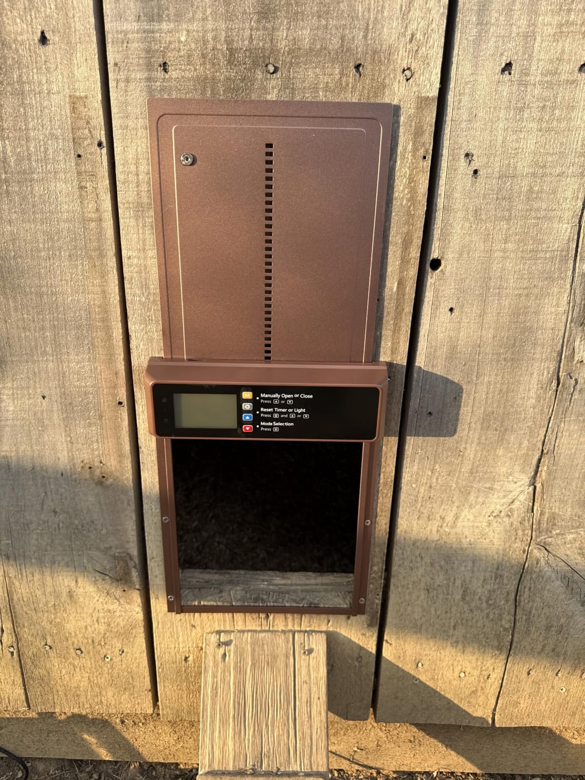 Automatic Chicken Coop Door Solar Powered with Timer & Light Sensor customer photo 2