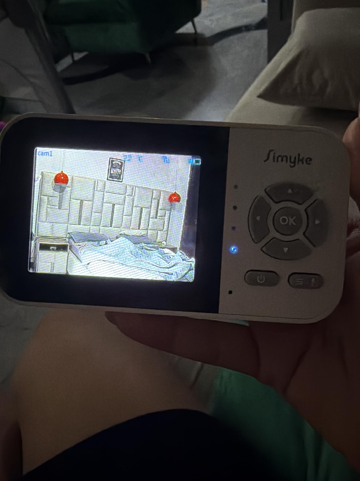 Simyke Upgrade Video Baby Monitor,WiFi Baby Camera,2.8