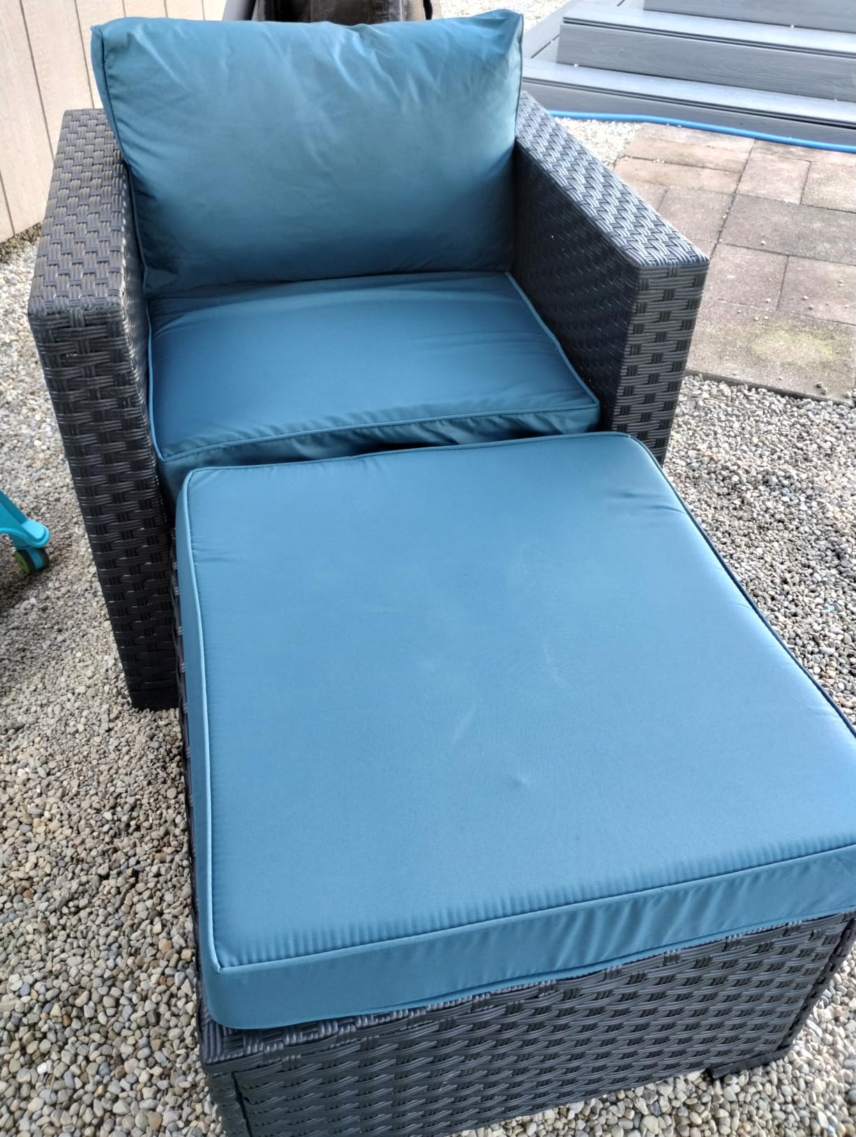 Patio Furniture Set 45 In Outdoor Fire Pits 7 Pieces Outdoor Patio Furniture 60000 BTU Outdoor Propane Fire Pit Table Patio Sofa Outdoor Chairs Anti-slip Cushions Waterproof Covers, Light Grey customer photo 1