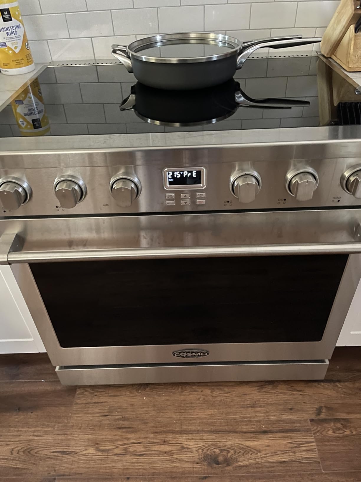 36 in. Haven Coll 6.1 cu. ft. 5 Burner Electric Range, Stainless Steel customer photo 2