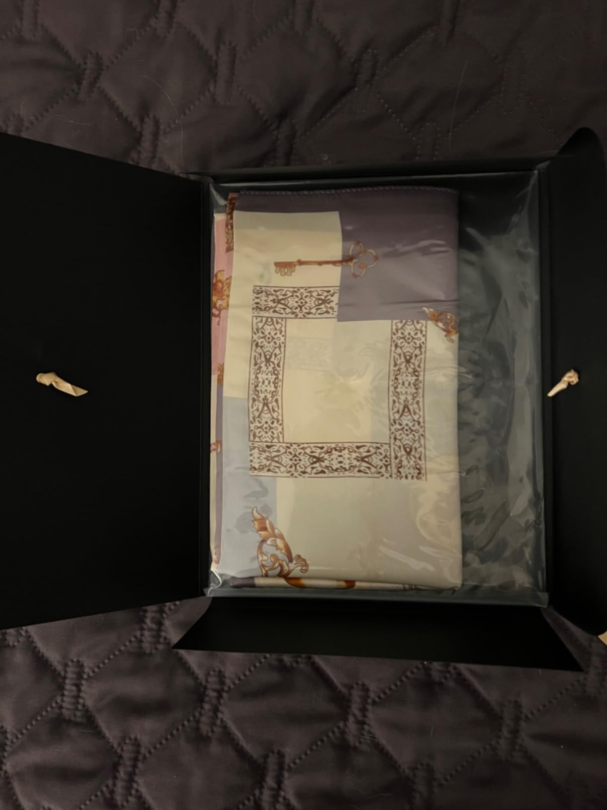 ANDANTINO 100% Silk Long Scarf-Women Large Oblong Shawls with Gift Packed customer photo 2