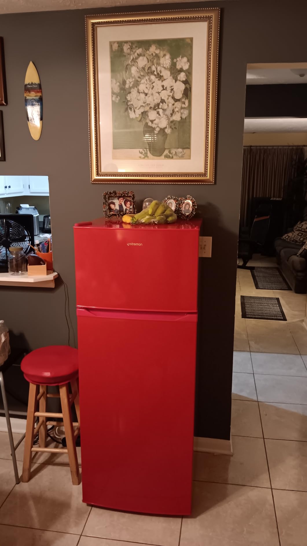 Upstreman 7.7 Cu.Ft. Refrigerator with Freezer Double Door Fridge customer photo 1