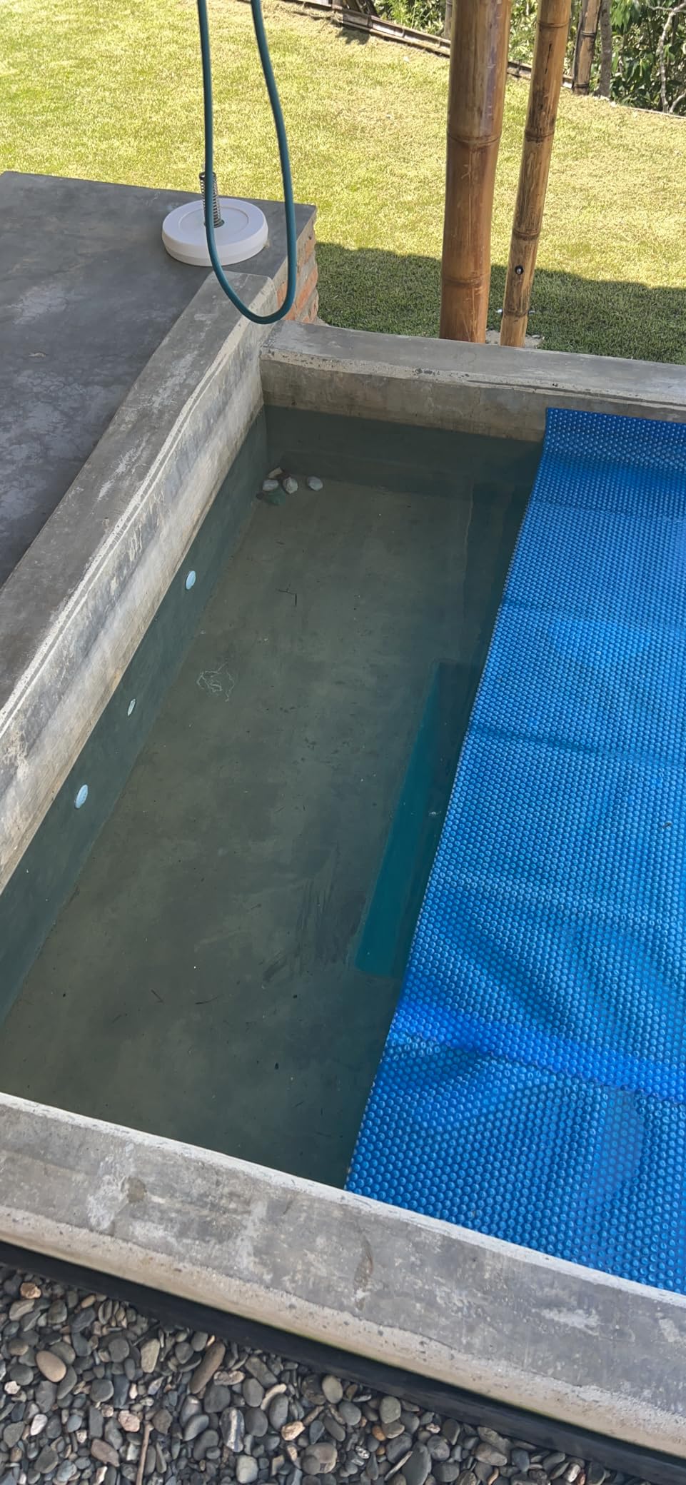 BigXwell Solar Pool Cover, 12Mil Round 18 Foot Solar Blanket for Above-Ground and In-Ground Pools, Swimming Pool, Blue 1200Series (Round 18 FT) customer photo 1