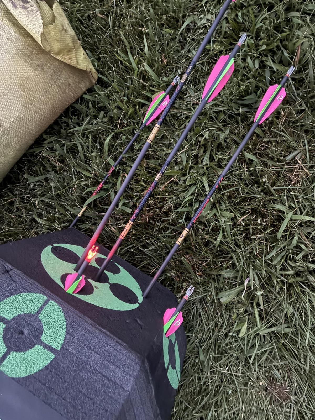 VEVOR Archery Target Block, All-Side Bow Target Block, Outdoor Portable Archery Target with Carry Handle, Easy Arrow Removal, Great Visibility, Lightweight, Easy to Transport, Black customer photo 1
