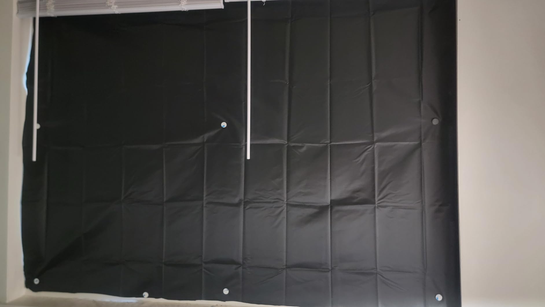 BKSAI 100% Blackout Curtains for Bedroom, Magnetic Portable Blackout Shades for Travel, Black Out Window Cover No Drill Cuttable for Bedroom, Nursery, Media Room, RV, 39x57 inch customer photo 2