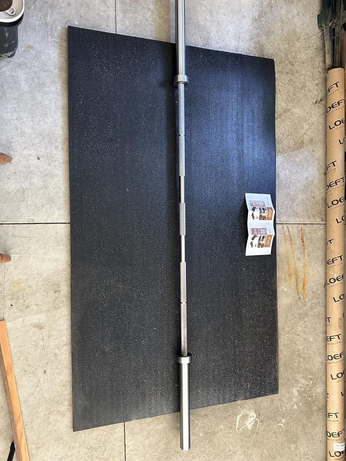 MSI Horse Stall Mat 42in. x 72in. Black Rubber Flooring Mat customer photo 1