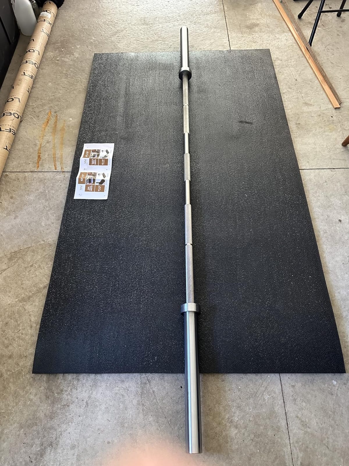 MSI Horse Stall Mat 42in. x 72in. Black Rubber Flooring Mat customer photo 2