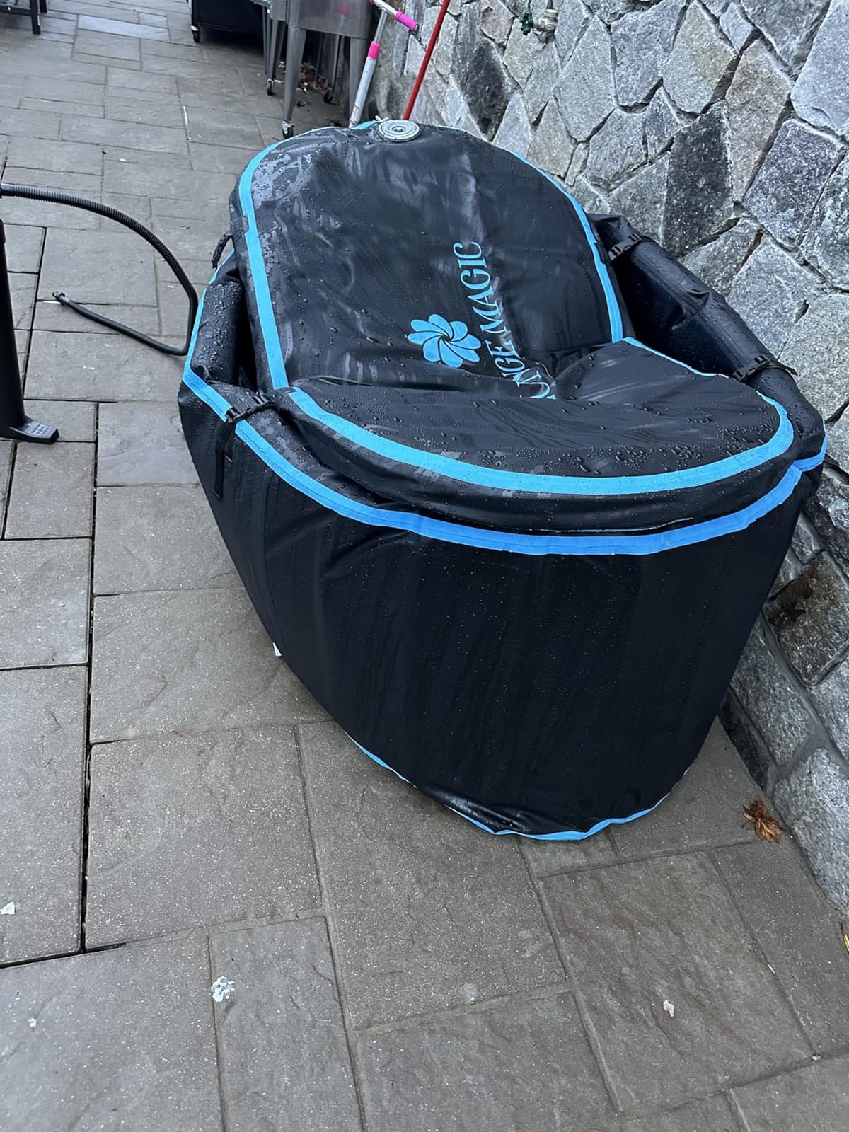 Inflatable Cold Plunge Tub for Athletes, Water Chiller Compatible, XXL customer photo 1