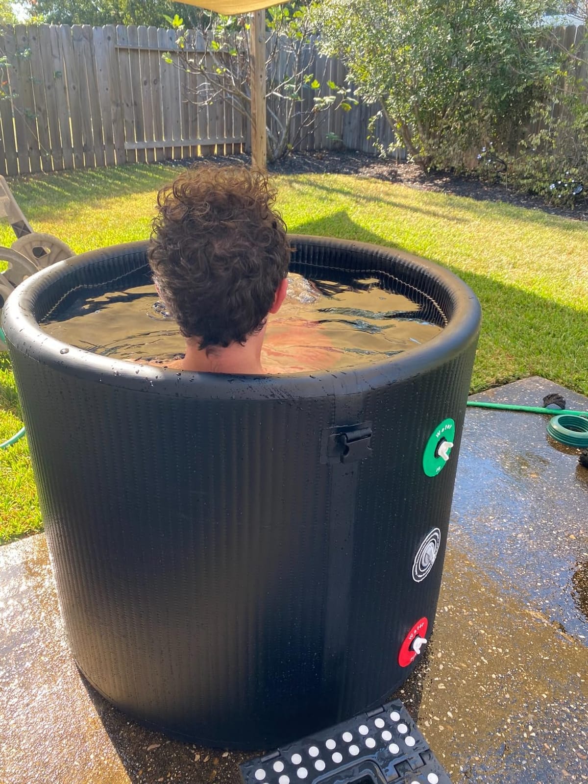 Inflatable Cold Plunge Tub for Athletes, Water Chiller Compatible, XXL customer photo 2