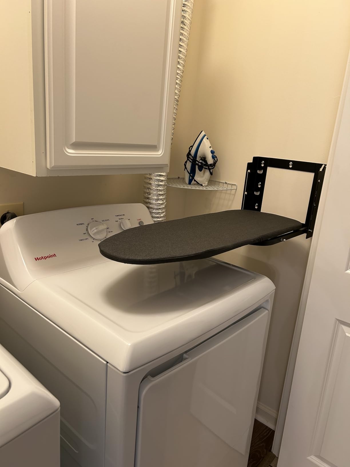Wall Mounted Ironing Board with Height Adjustment, Foldable 36 x 12 Inch customer photo 2