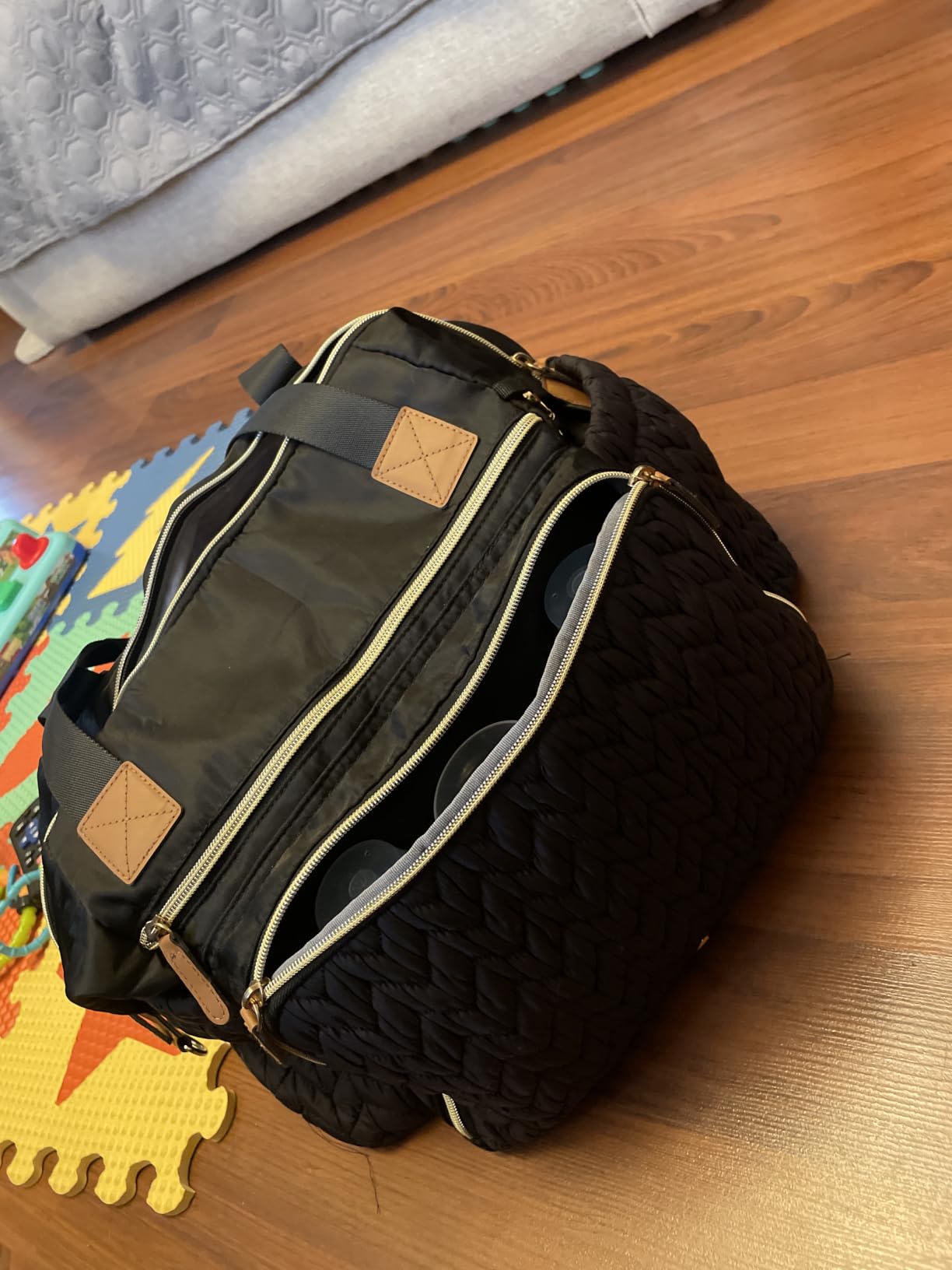 Diaper Bag Tote, Large Baby Hospital Bag for Labor Delivery Mom customer photo 1