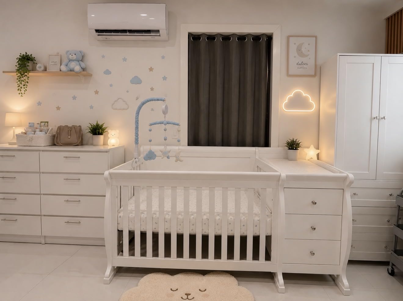 Davinci Kalani 4-in-1 Convertible Crib and Changer Combo in Chestnut customer photo 1