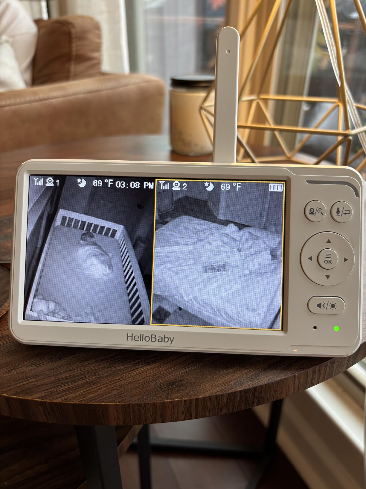 HelloBaby 6'' No WiFi Video Baby Monitor with Camera Audio, 30H Battery customer photo 1