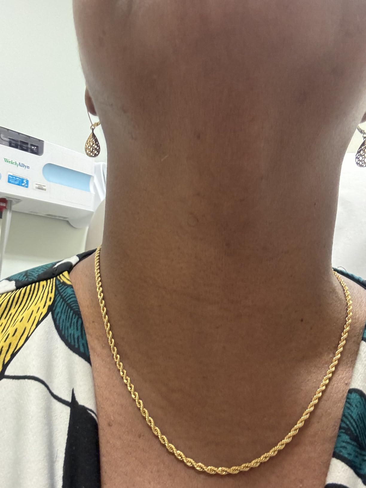 Jewlpire Silver Rope Chain/14k Gold Plated Chain Necklace for Men, 2.5mm 3mm 4mm Chains for Men Women, Stainless Steel Necklace Chains, Mens Necklaces 16 18 20 22 24 26 Inch customer photo 1