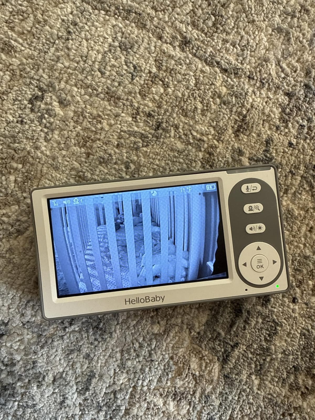 HelloBaby 4.3'' Video Baby Monitor No WiFi, 30 Hours Battery customer photo 2