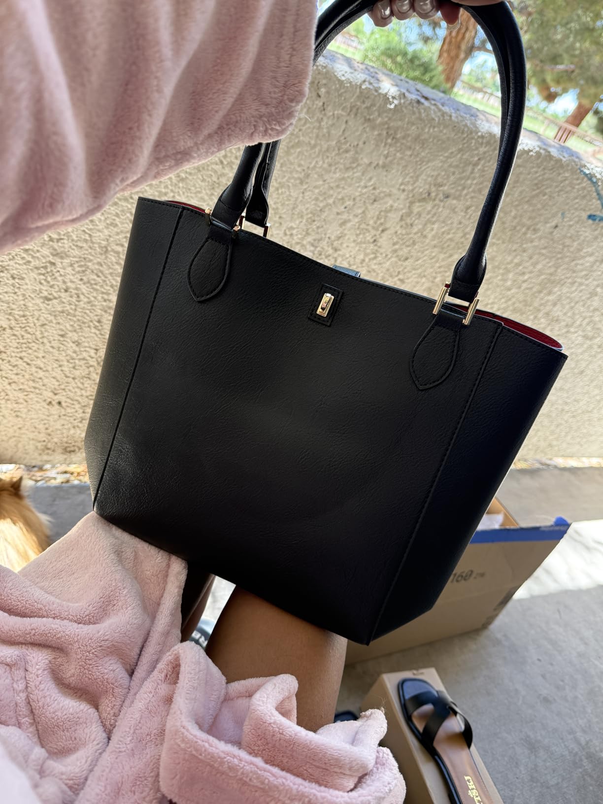 sqlp Large Work Tote Bag for Women Big Bucket Purses Designer Handbags customer photo 2
