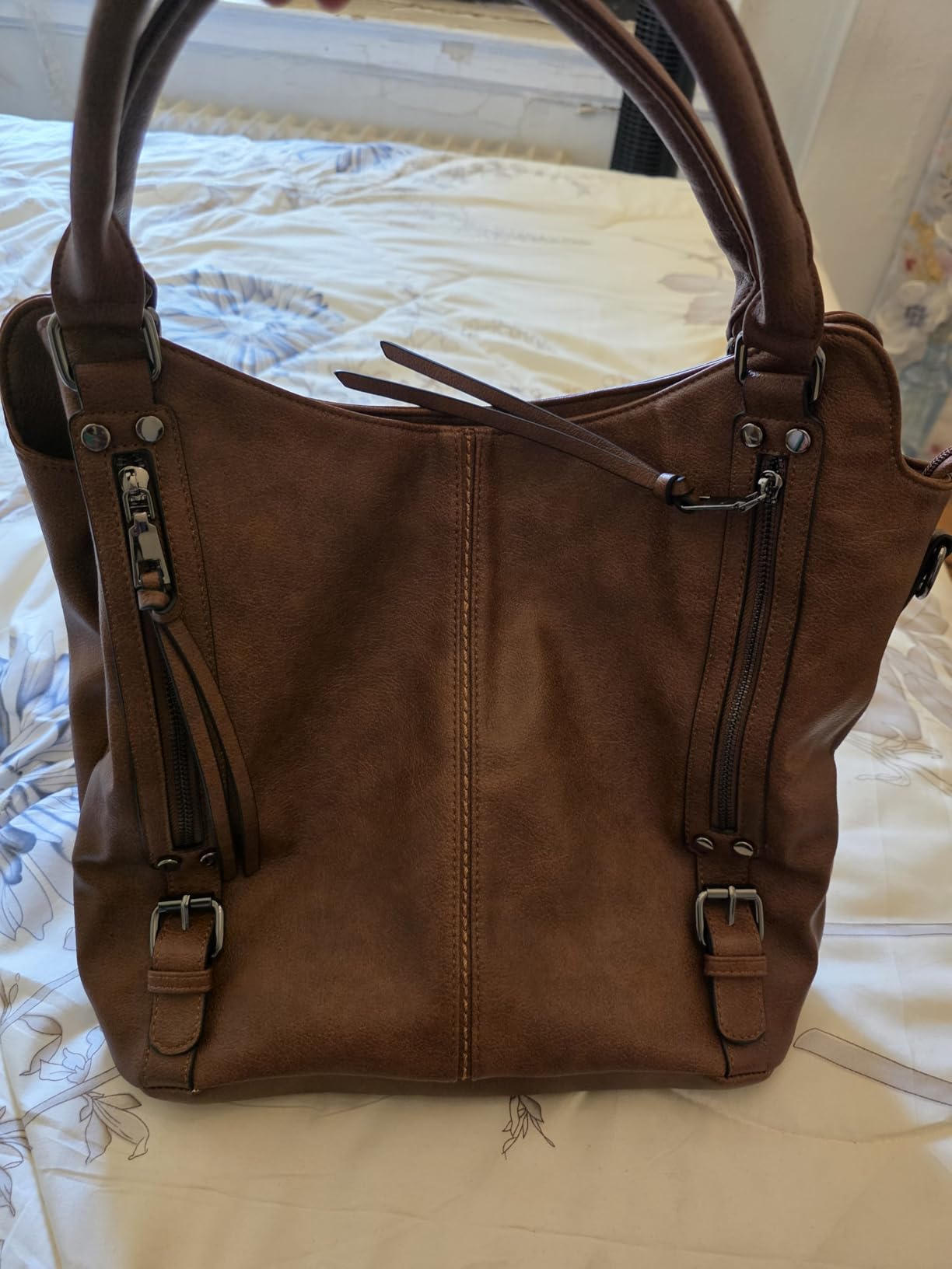 Tote Bag for Women PU Leather Shoulder Bags Fashion Hobo Bags Large Purse and Handbags with Adjustable Shoulder Strap customer photo 1