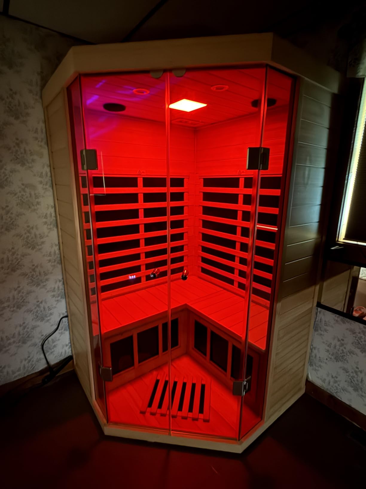 Smart Oversize 1 Person Far Infrared Sauna, Low-EMF Infrared Sauna for Home customer photo 1