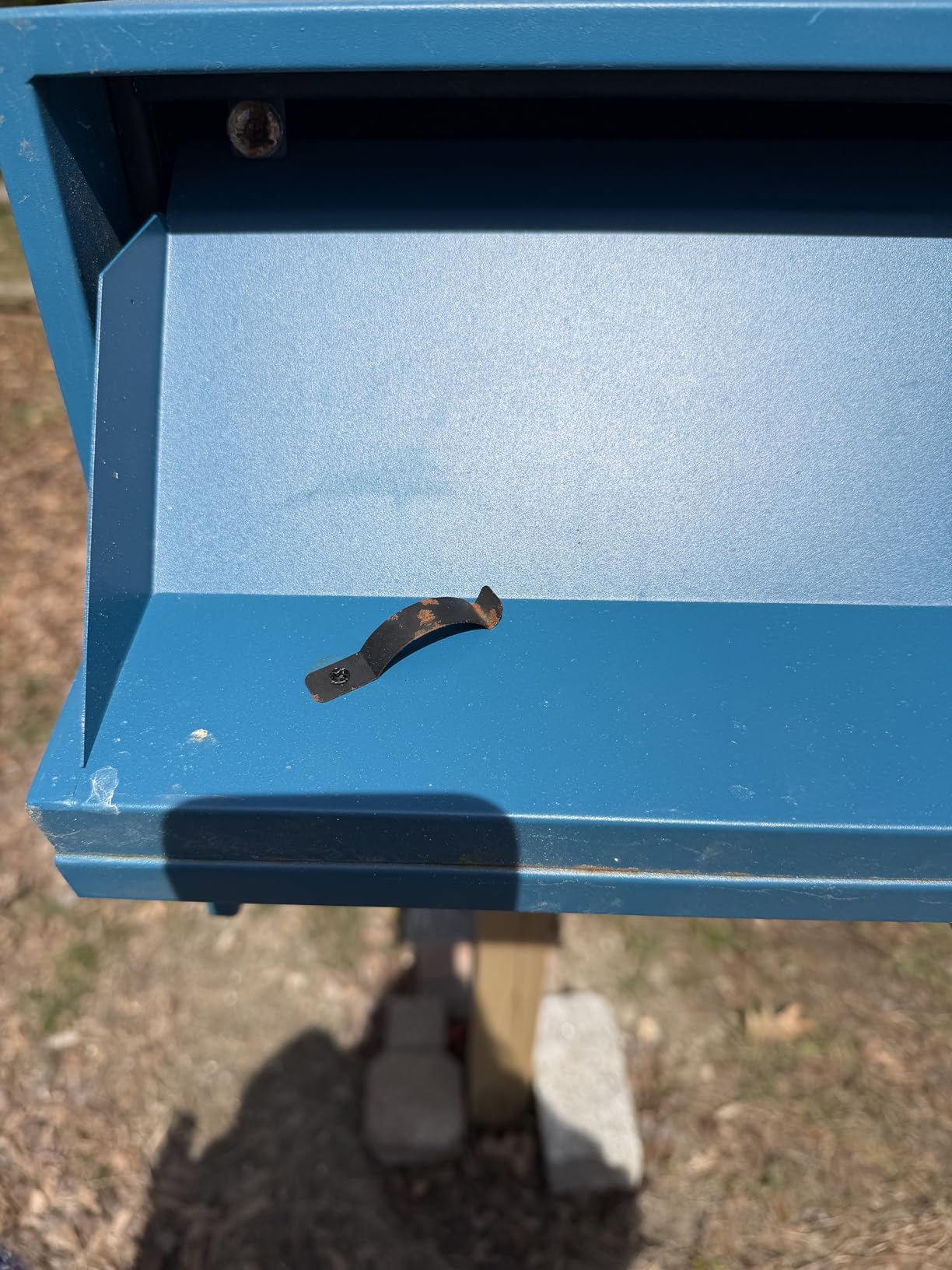 Adoorn Lockable Post Mount Mailboxes for Outside - Large Anti-Theft Locking Mailbox for Packages and Letters - Weatherproof Construction - Durable Steel - 15.5