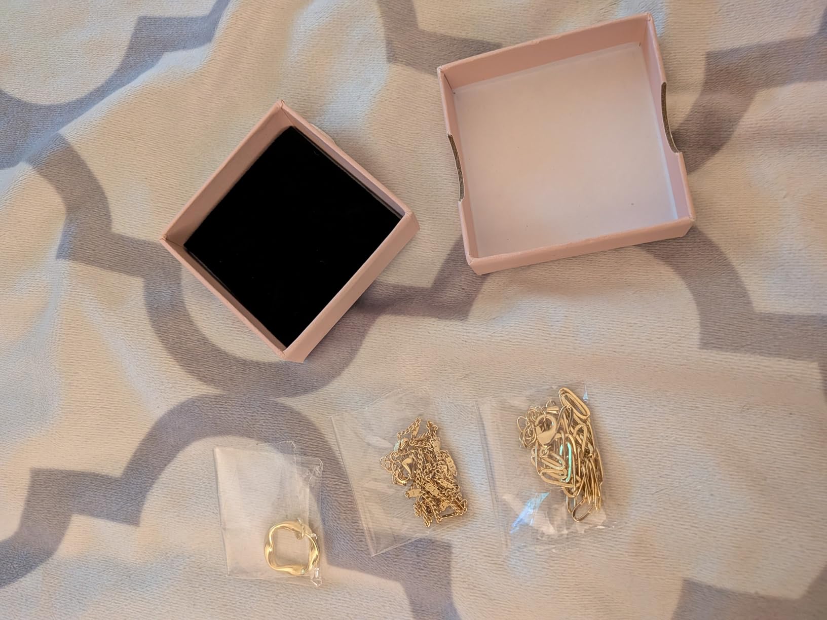Poxtex Layered Gold Necklaces for Women, Stackable Dainty 14K Gold Silver Plated Trendy Simple Heart Diamond Cross Bow Circle Pendant Paperclip Choker Dot Chain Necklace,Jewelry Set Gifts for Women customer photo 1