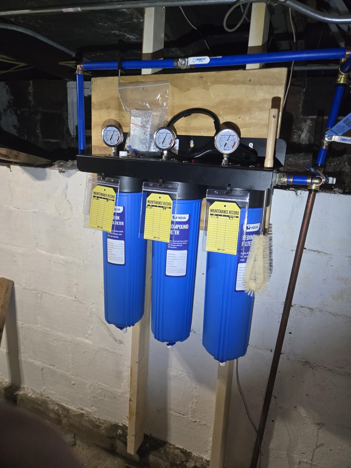 WF3-01 3-Stage Whole House Water Filtration System, Reduces Heavy Metals (Lead, Mercury, Arsenic, Cadmium, Chromium), Chlorine, Sediment, Odor, and VOC’s customer photo 2