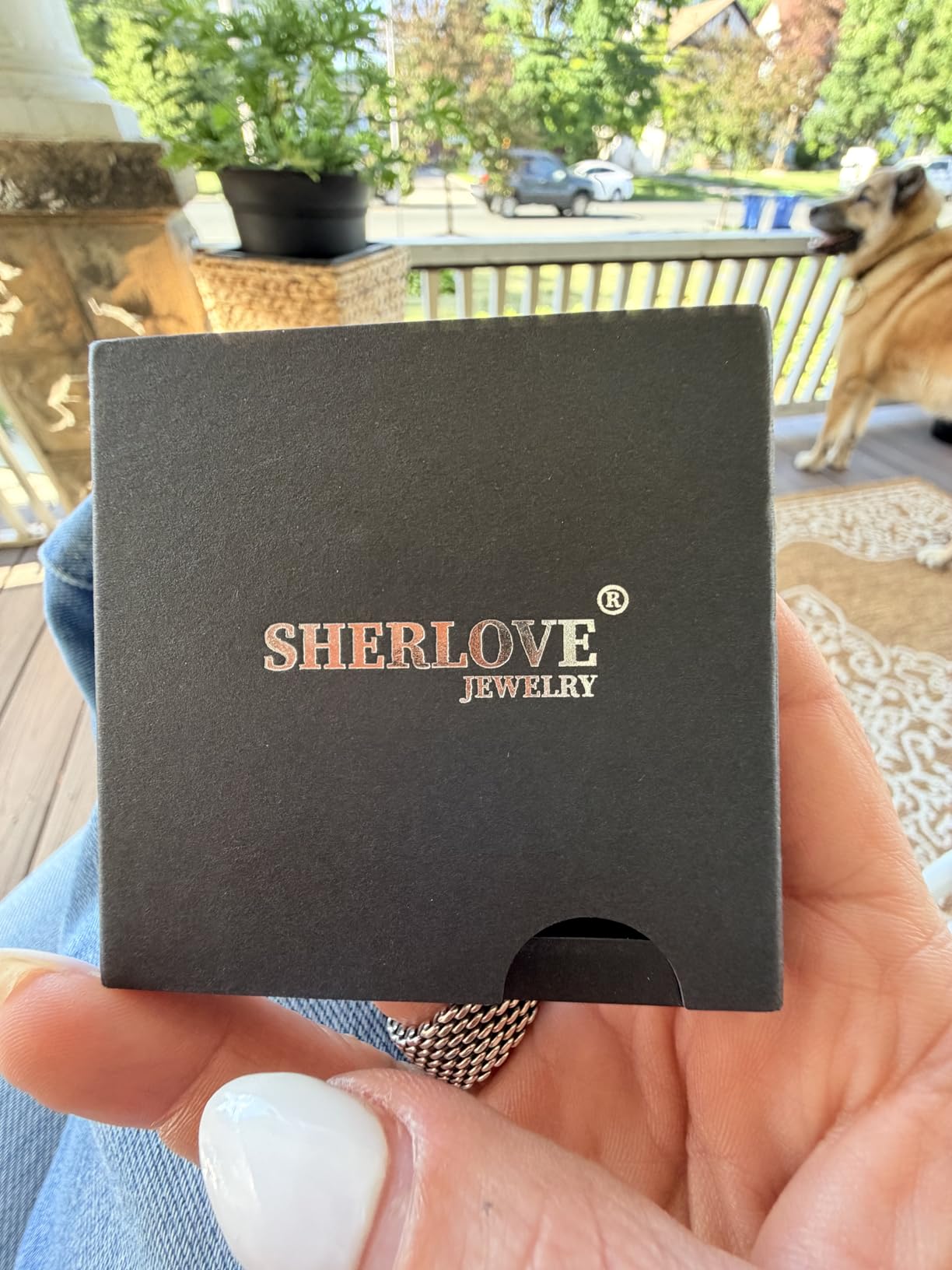 SHERLOVE Chunky Knot Gold Earrings Women Statement Drop Dangle Earrings customer photo 2