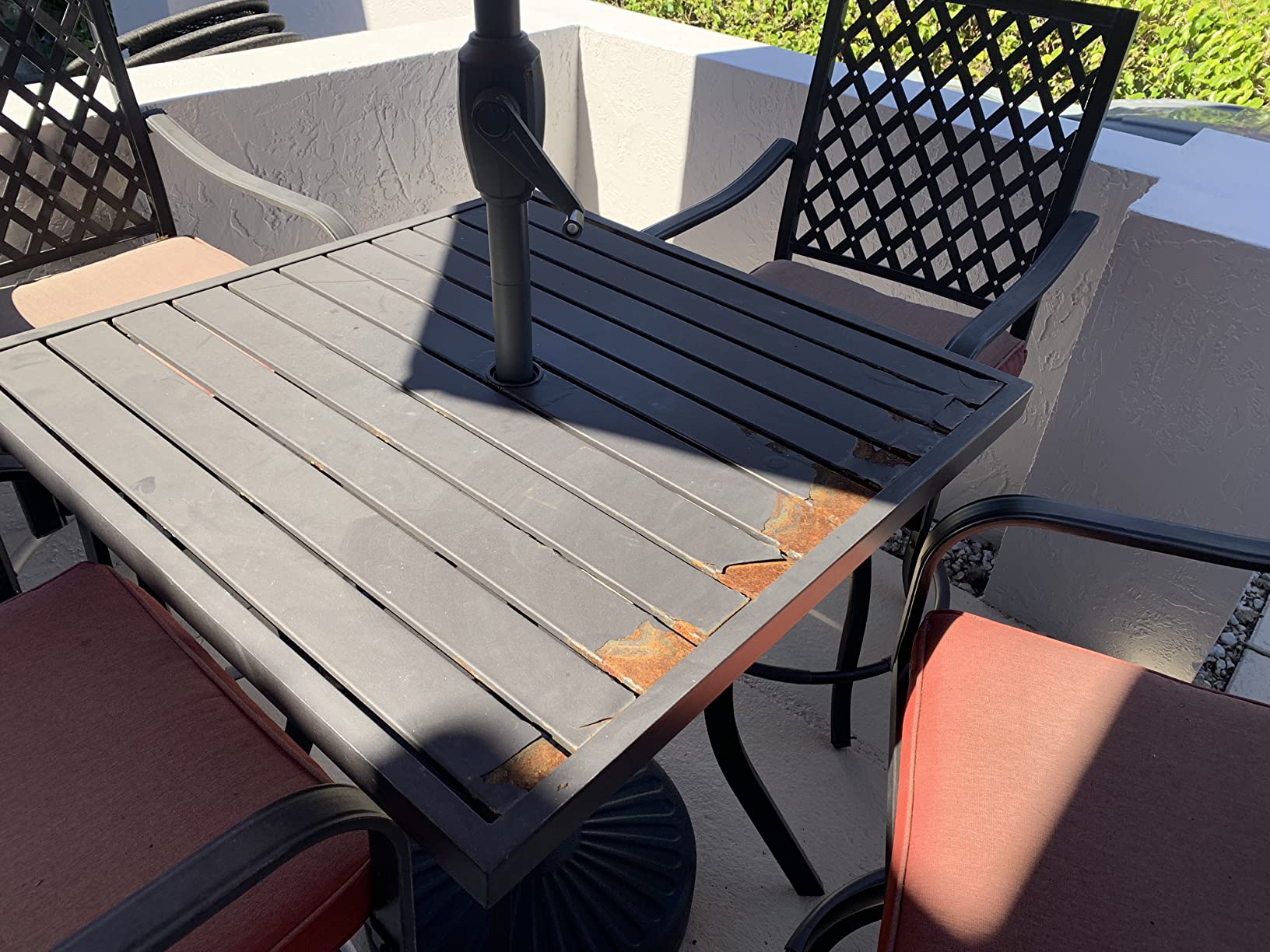 PHI VILLA Outdoor Patio Bar Set,7 Piece Tall Bar Chair and Table Set customer photo 2