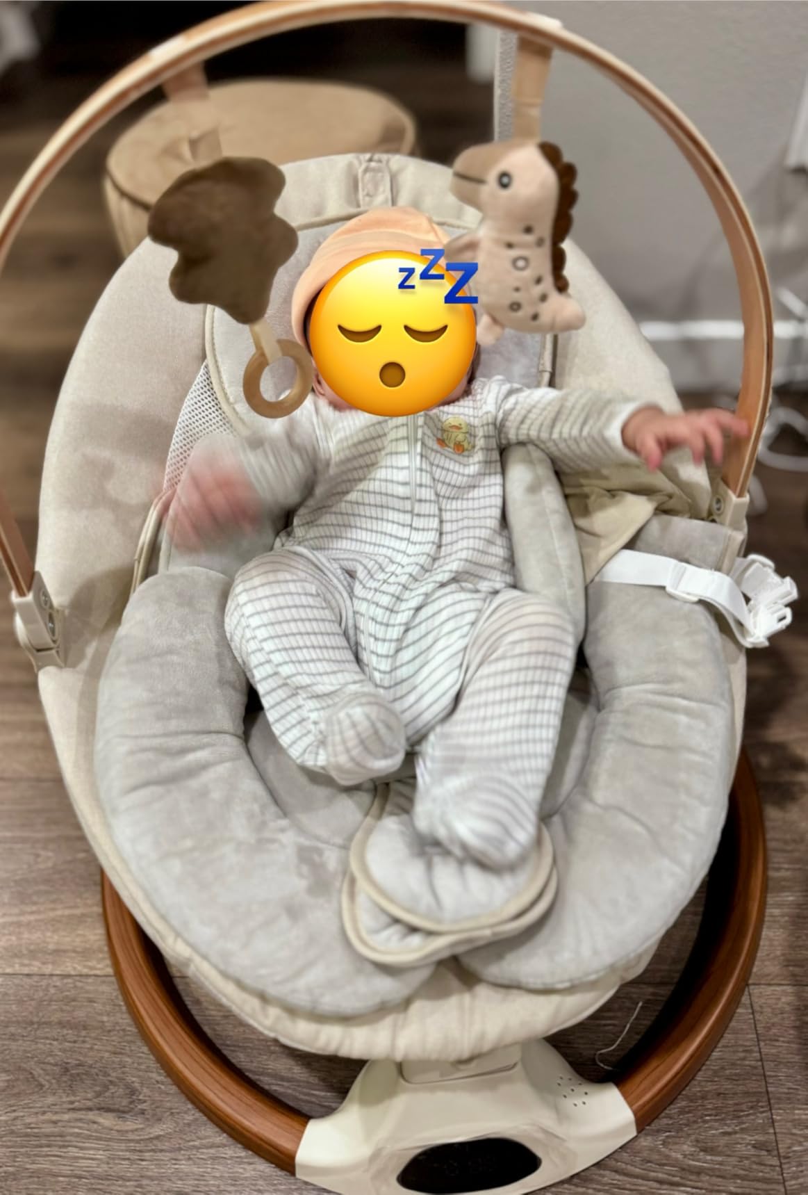 Monamii Baby Swings for Infants, Bluetooth Infant Swing with Music Speaker customer photo 1