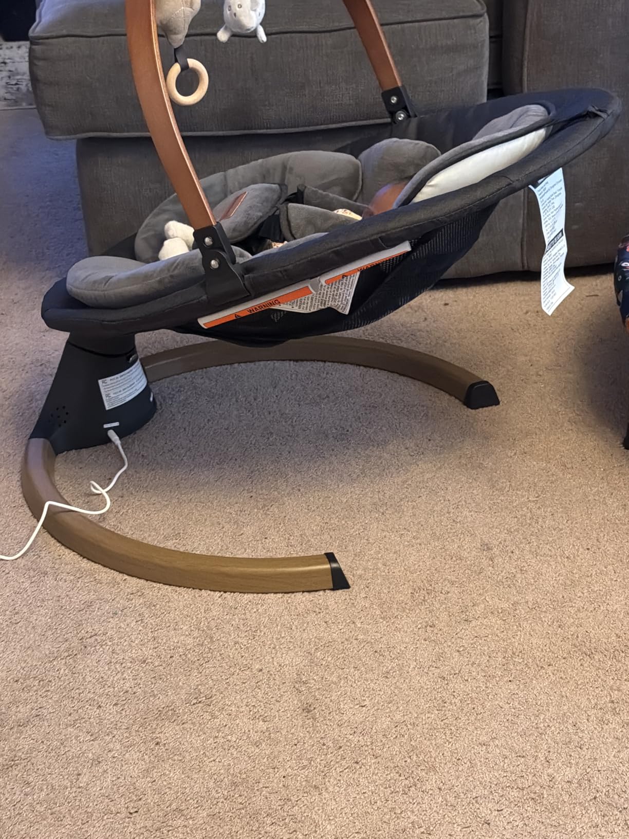 Monamii Baby Swings for Infants, Bluetooth Infant Swing with Music Speaker customer photo 2