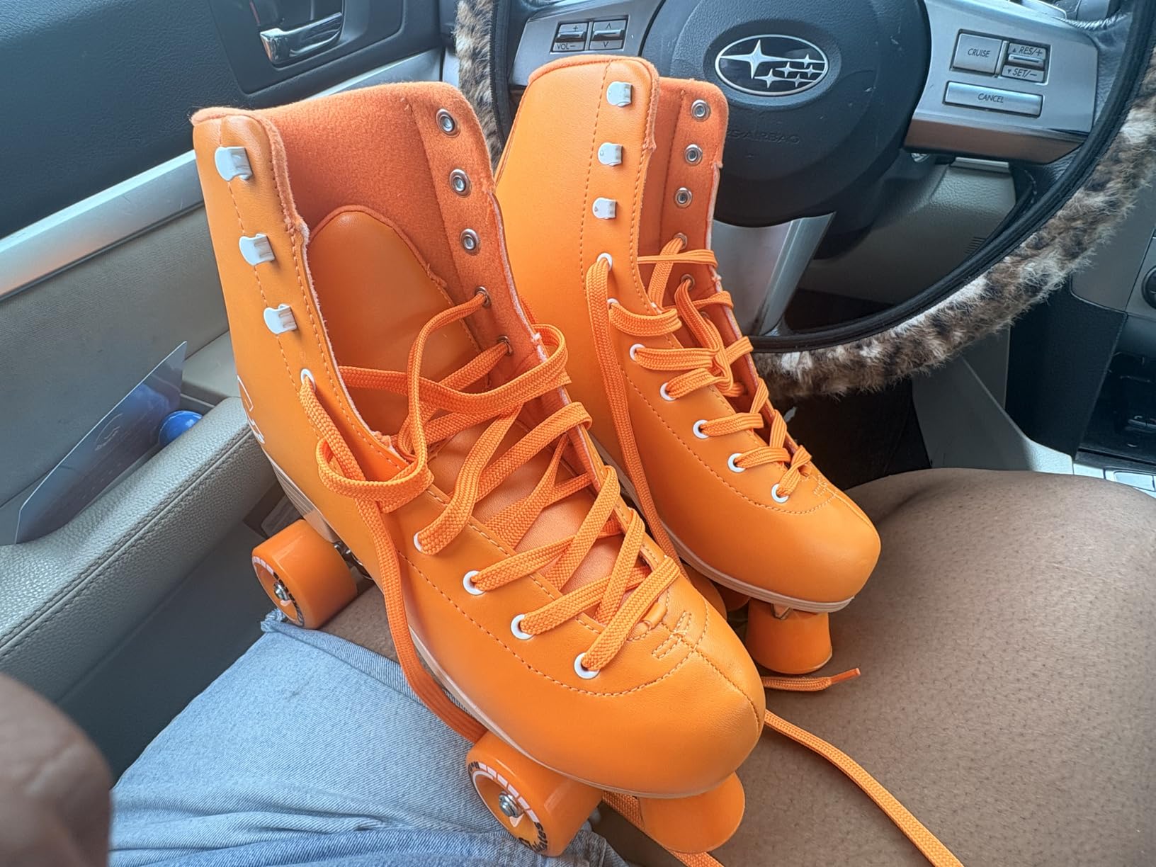C SEVEN High-Top Quad Roller Skates for Girls and Women, 4-Wheel Skates customer photo 2