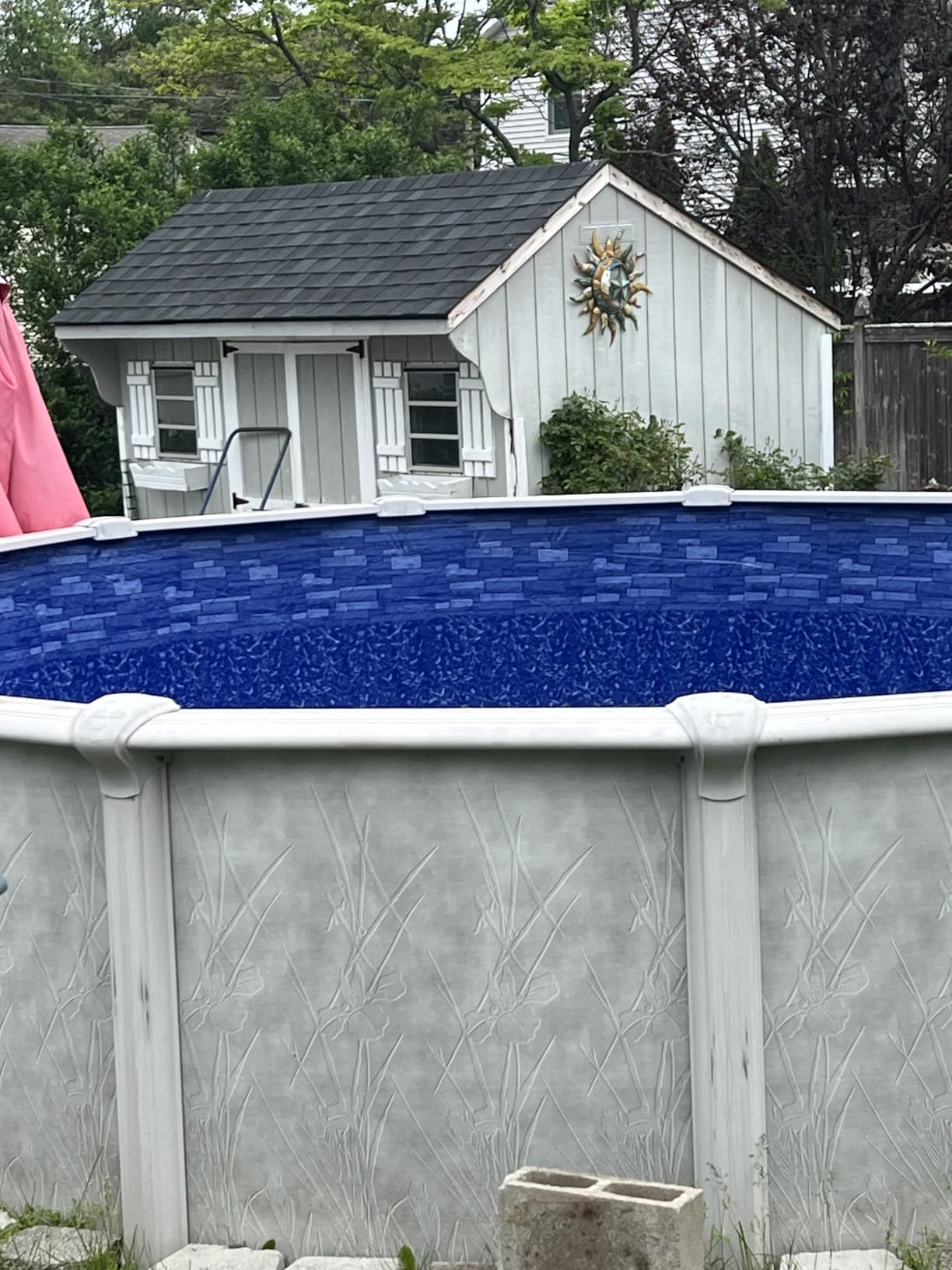 15' Round U-Bead Pool Liner Replacement for Beaded Above Ground Swimming Pools - Replaces Unibead Style Pool Liners - 25 Gauge Vinyl customer photo 2