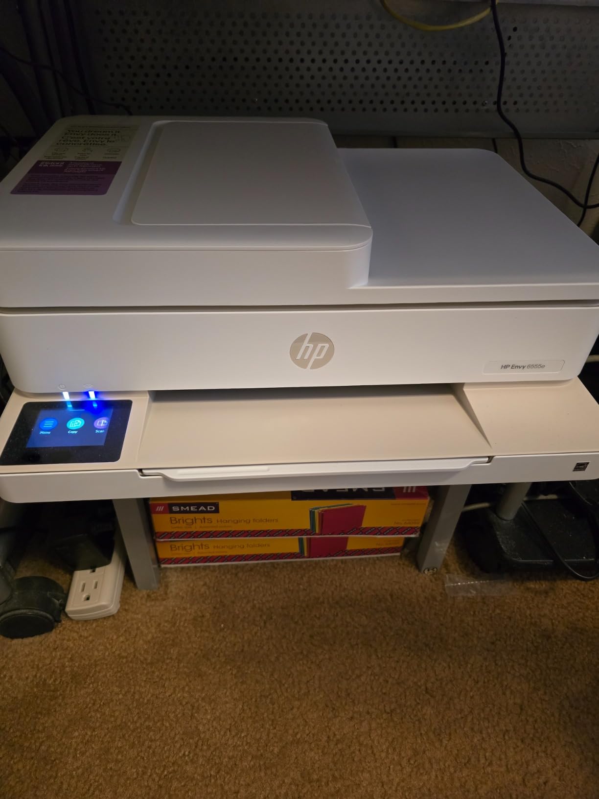 HP Envy 6555e Wireless All-in-One Color Inkjet Printer, Portobello, Print, scan, Copy, Duplex Printing Best-for-Home, 3 Month Instant Ink Trial Included, AI-Enabled (714N5A) customer photo 2