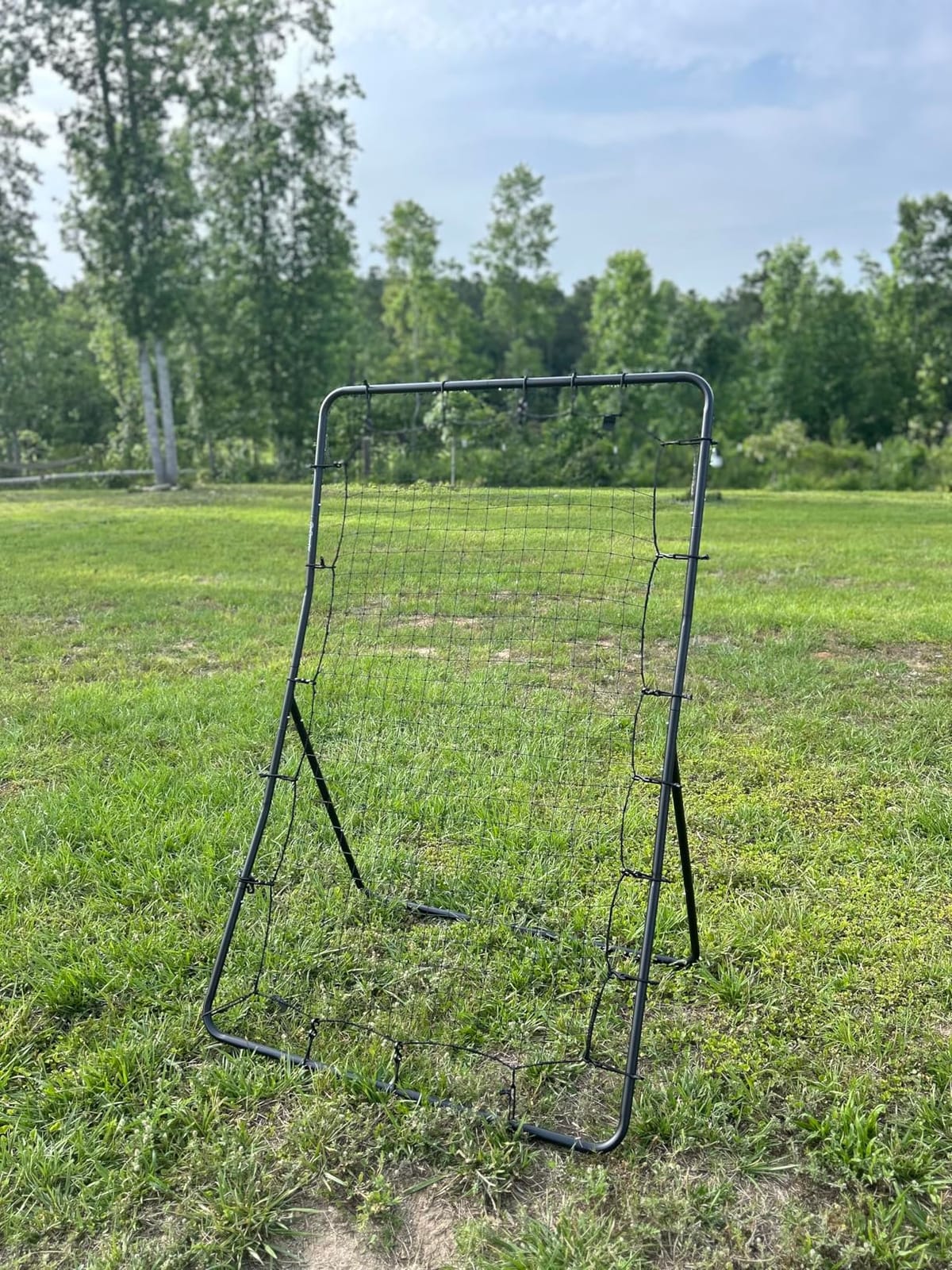 GoSports Baseball & Softball Pitching and Fielding Rebounder - Pitch Back Net - Choose Your Size customer photo 2