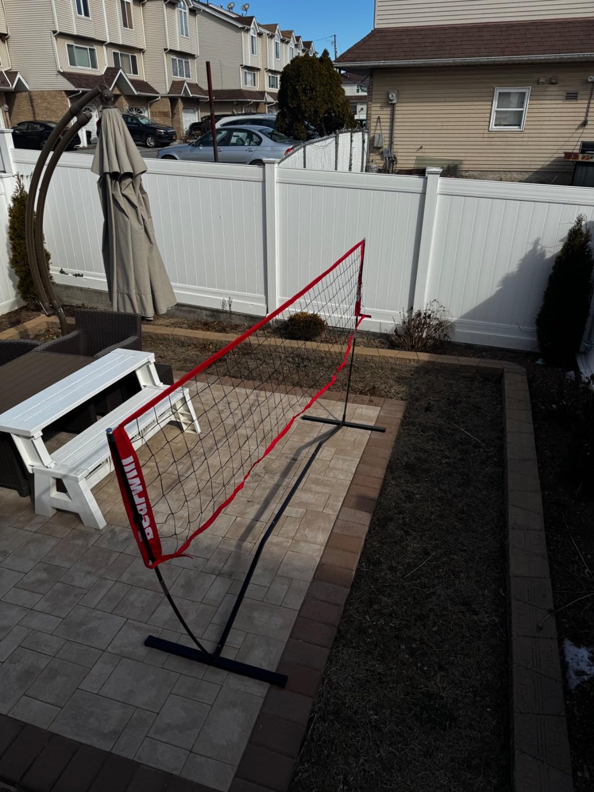 Bearwill Volleyball Net, 12FT/20FT Portable Volleyball Net for Backyard customer photo 2