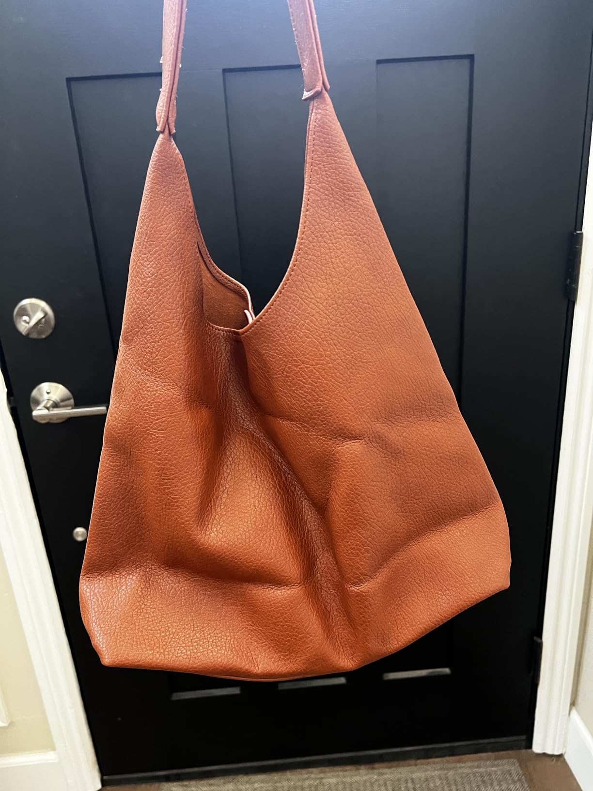 Hobo Bags for Women Soft Vegan Leather Shoulder Handbag Slouchy Tote Purses customer photo 2